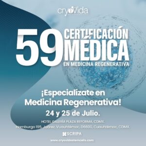 59º certificación médica en medicina regenerativa
